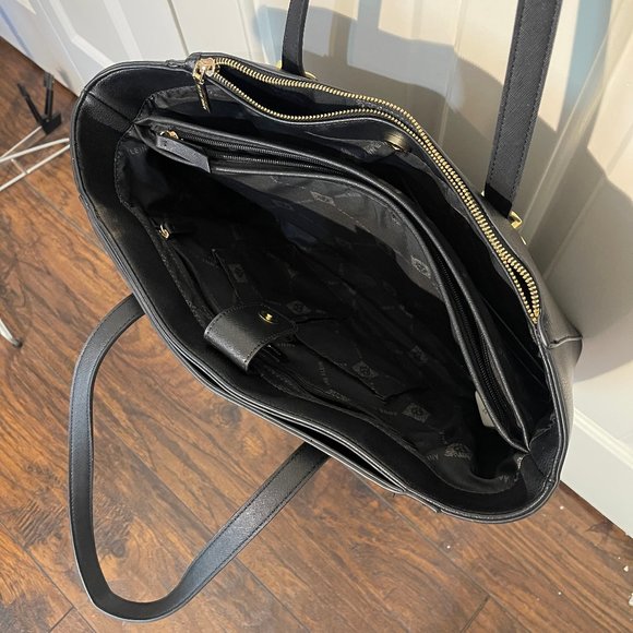 Anne Klein Black Large Tote - Picture 4 of 4